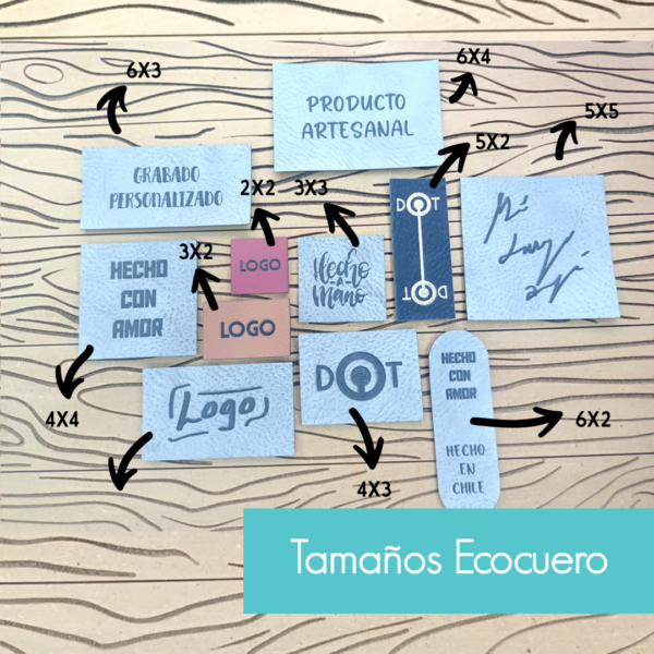 Tamaños Ecocuero2